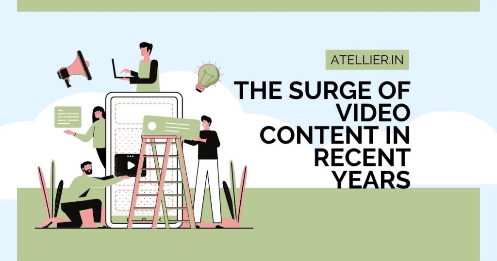 The surge of video content in recent years